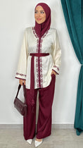 Carica l'immagine nel visualizzatore della galleria, Andalus Satin Set Bordeaux