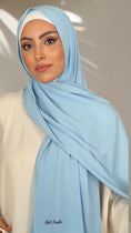 Carica l'immagine nel visualizzatore della galleria, Hijab PREMIUM CHIFFON Azzurro Cielo