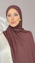 Carica l'immagine nel visualizzatore della galleria, Jersey Hijab - Chocolat