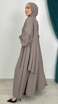 Carica l'immagine nel visualizzatore della galleria, Abito Abaya Ensemble maniche frisè