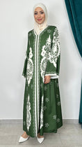 Carica l'immagine nel visualizzatore della galleria, Arabesque Abaya Verde - Hijab Paradise