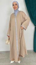 Carica l'immagine nel visualizzatore della galleria, Abito Qaftan silvery light brown