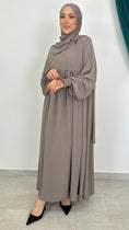 Carica l'immagine nel visualizzatore della galleria, Abito Abaya Ensemble maniche frisè