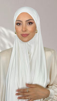 Carica l'immagine nel visualizzatore della galleria, Jersey Hijab - Bianco panna