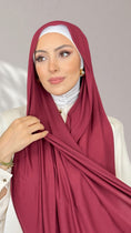 Carica l'immagine nel visualizzatore della galleria, Jersey Hijab - Borgognona Sublime