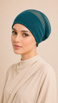 Carica l'immagine nel visualizzatore della galleria, Cuffia con retina trasparente - Hijab Paradise