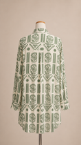 Carica l'immagine nel visualizzatore della galleria, Camicia Virelle Verde