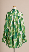 Carica l'immagine nel visualizzatore della galleria, Camicia Lavielle verde