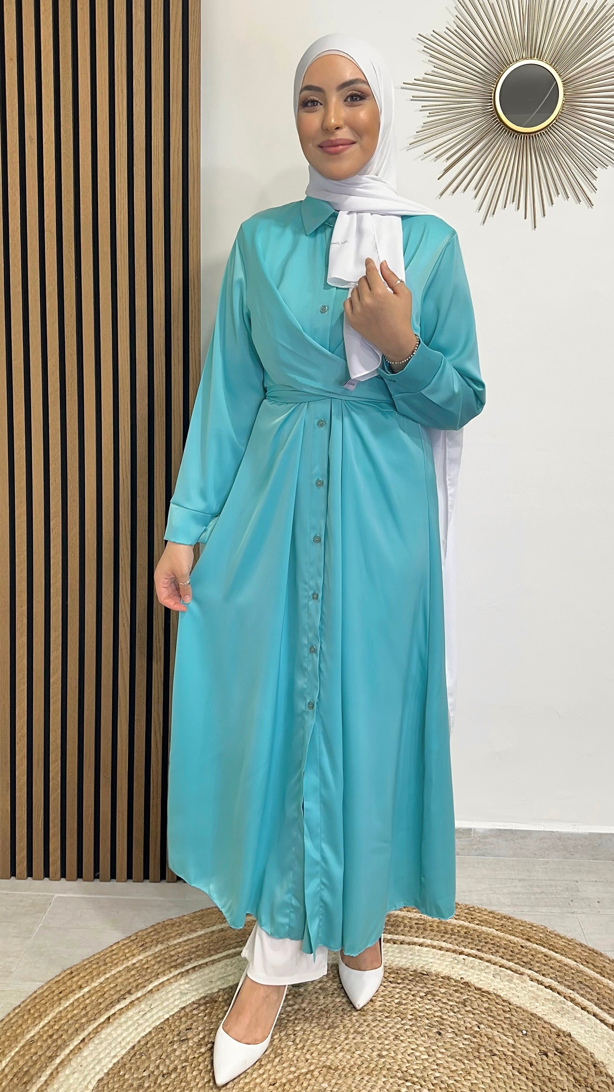 Shirt abaya clearance