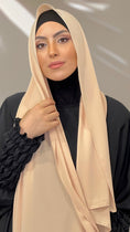 Carica l'immagine nel visualizzatore della galleria, Hijab PREMIUM CHIFFON Pesca Dorato