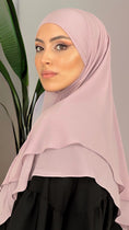 Charger l'image dans la visionneuse de la galerie, Hijab, chador, velo, turbante, foulard, copricapo, musulmano, islamico, sciarpa, Chiffon Two Layers