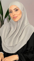 Charger l'image dans la visionneuse de la galerie, Hijab, chador, velo, turbante, foulard, copricapo, musulmano, islamico, sciarpa, Chiffon Two Layers