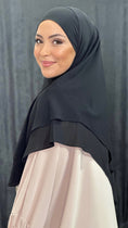 Charger l'image dans la visionneuse de la galerie, Hijab, chador, velo, turbante, foulard, copricapo, musulmano, islamico, sciarpa, Chiffon Two Layers