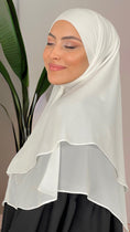 Charger l'image dans la visionneuse de la galerie, Hijab, chador, velo, turbante, foulard, copricapo, musulmano, islamico, sciarpa, Chiffon Two Layers