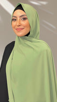Bild in Galerie-Betrachter laden, Hijab PREMIUM CHIFFON Verde Trifoglio - Hijab Paradise