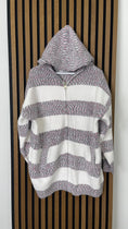 Cargar la imagen en la vista de la galería, Cardigan “Soft Stripes Hoodie”