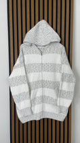 Cargar la imagen en la vista de la galería, Cardigan “Soft Stripes Hoodie”