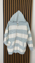 Cargar la imagen en la vista de la galería, Cardigan “Soft Stripes Hoodie”