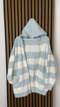 Cargar la imagen en la vista de la galería, Cardigan “Soft Stripes Hoodie”