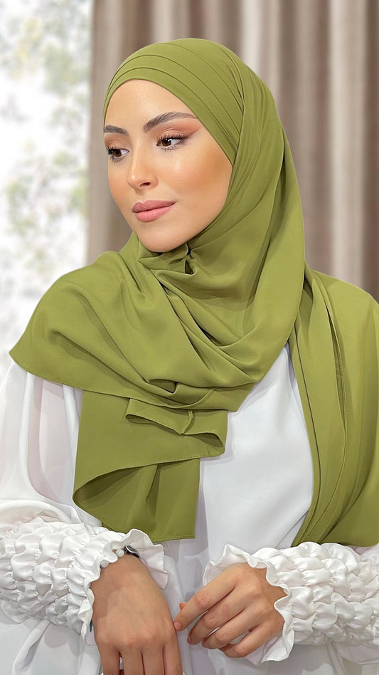 Hijab, chador, velo, turbante, foulard, copricapo, musulmano, islamico, sciarpa, pronto da mettere, Easy Hijab  Pistacchio