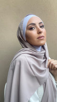 Carica l'immagine nel visualizzatore della galleria, Hijab PREMIUM CHIFFON Conchiglia Scuro