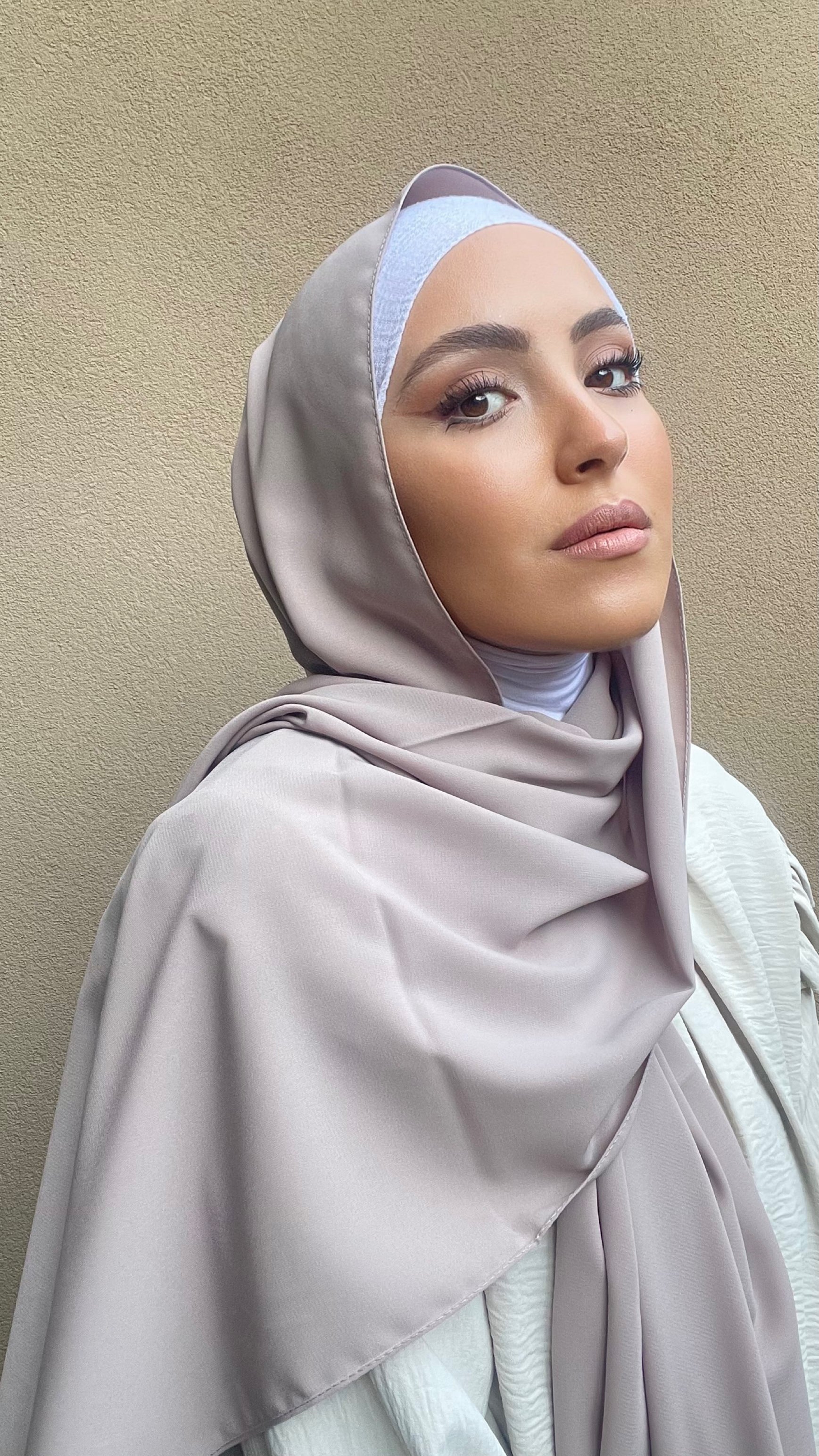 Hijab PREMIUM CHIFFON Conchiglia Scuro
