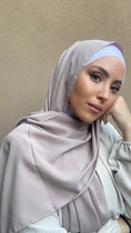 Carica l'immagine nel visualizzatore della galleria, Hijab PREMIUM CHIFFON Conchiglia Scuro
