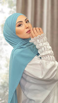 Carica l'immagine nel visualizzatore della galleria, Hijab, chador, velo, turbante, foulard, copricapo, musulmano, islamico, sciarpa, pronto da mettere, Easy Hijab  Verde Pastello
