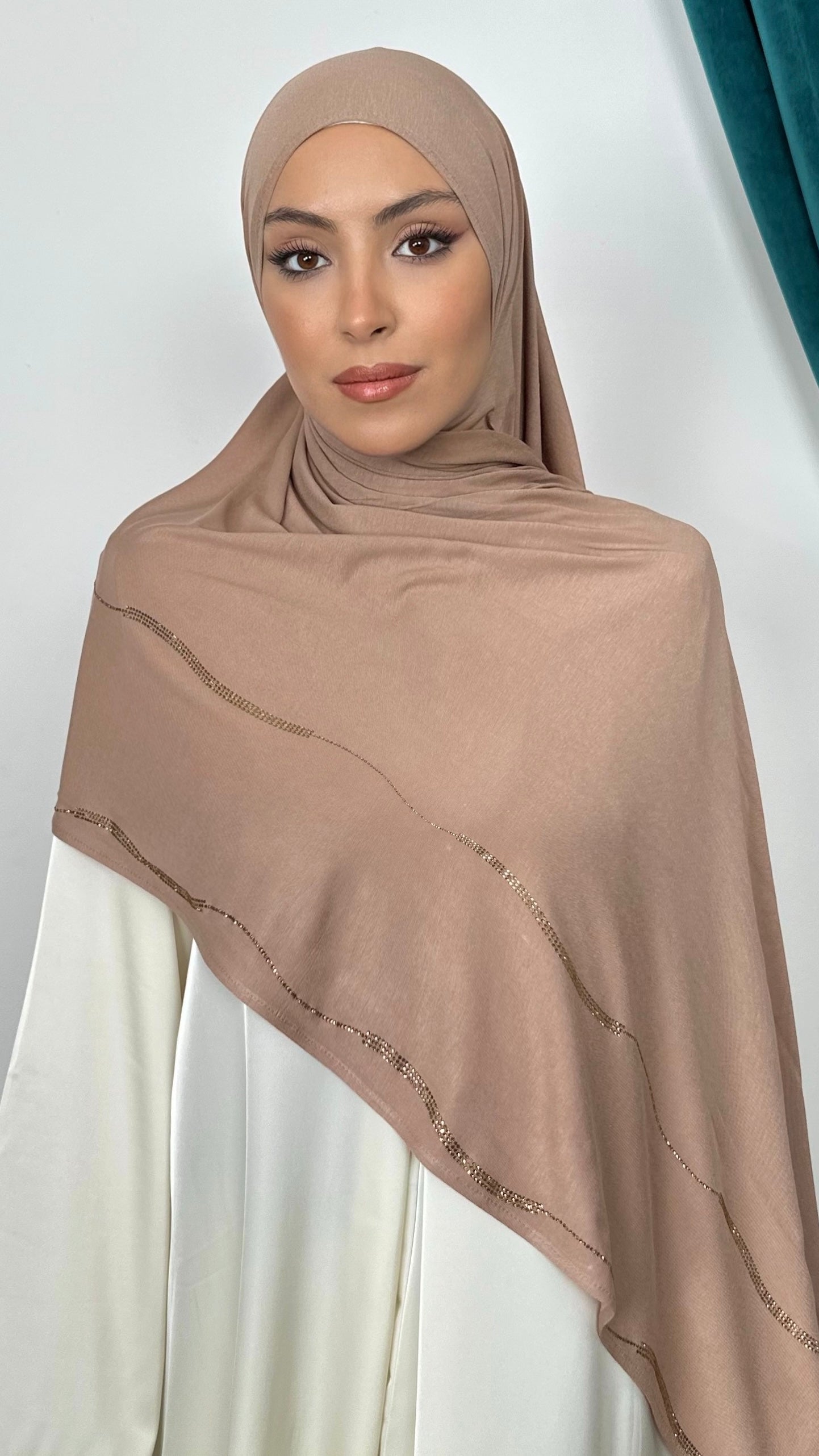 Hijab Jersey Onde di Luce