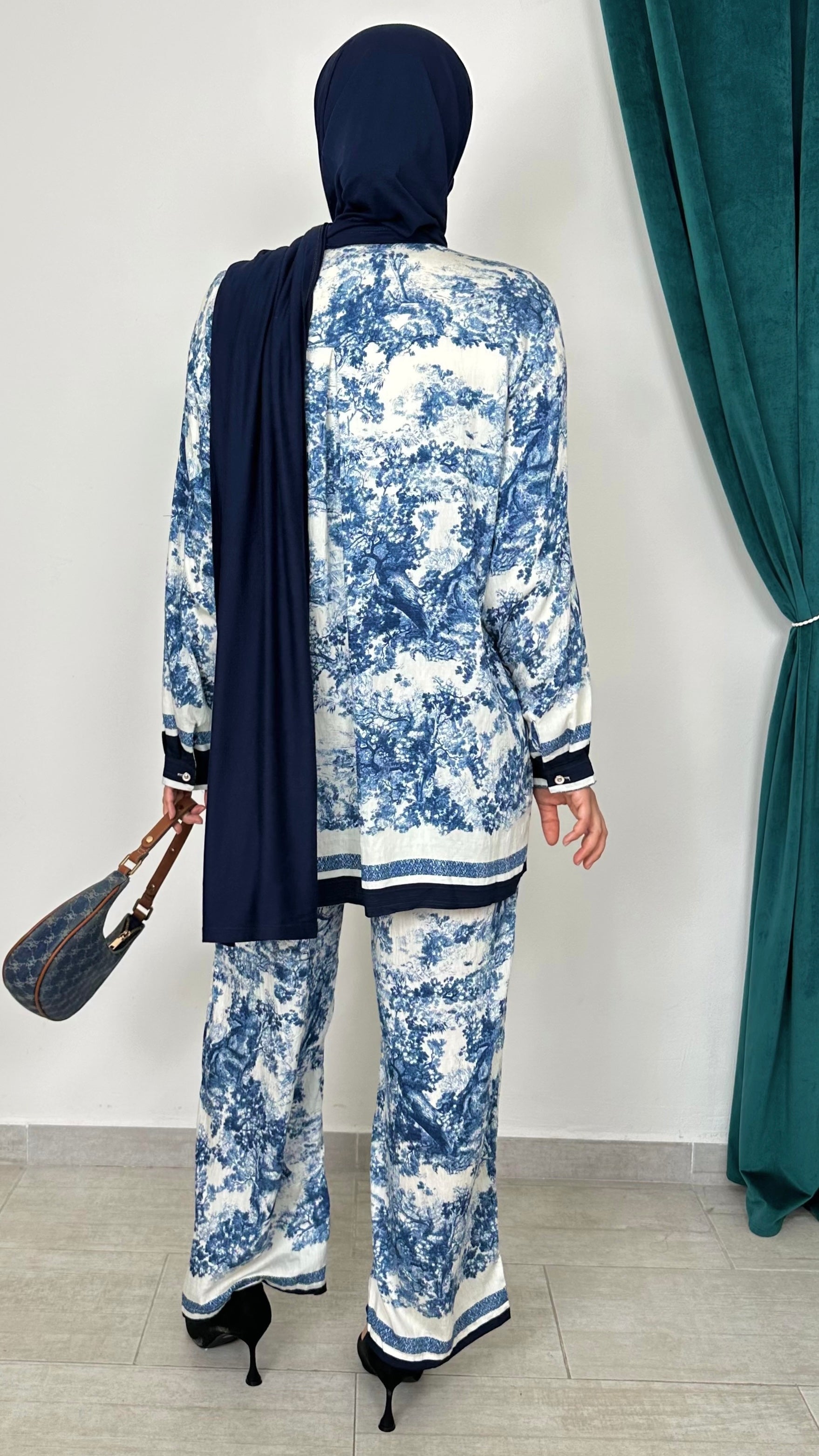 Vivelle set Blu - Hijab Paradise 