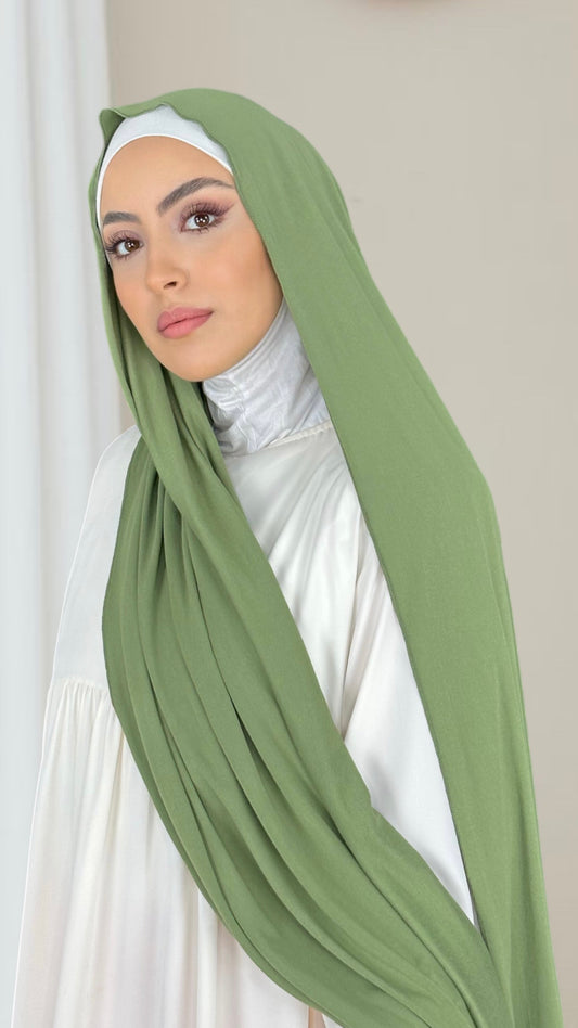 Hijab Jersey Veneziane orlo Flatlock