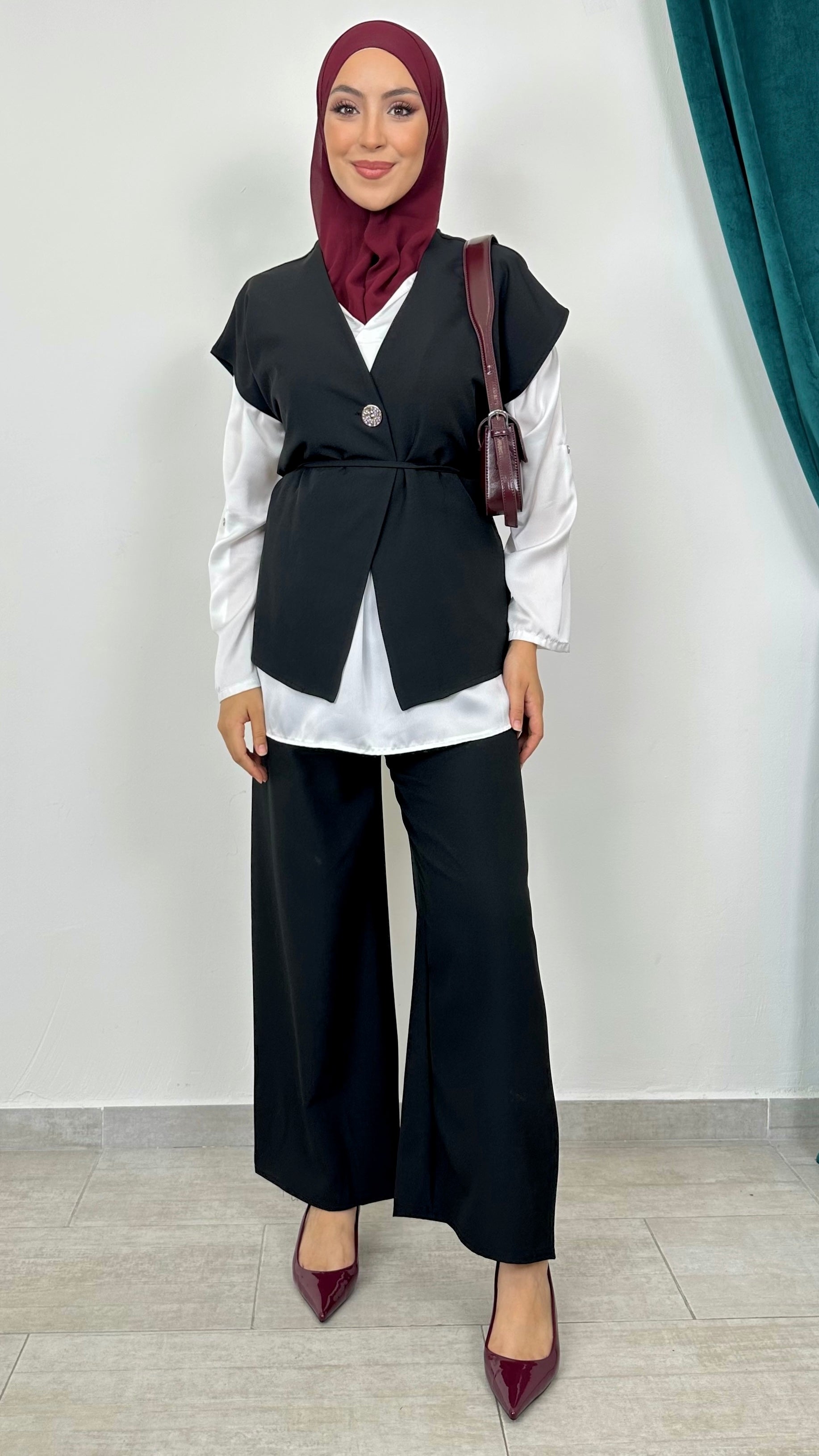 Tailleur Modern smanicato