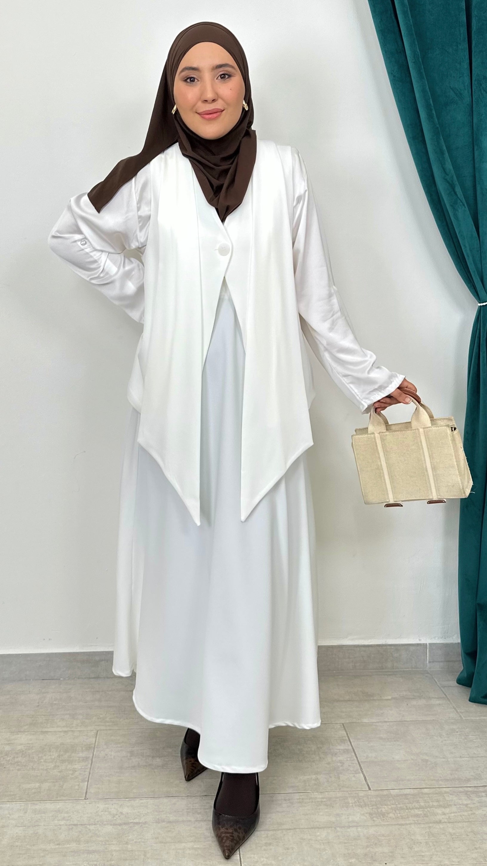 Coordinato Gilet Doppio petto con gonna