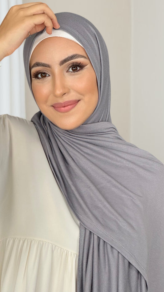 Hijab Jersey GrigioHijab, chador, velo, turbante, foulard, copricapo, musulmano, islamico, sciarpa, 