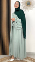 Carica l'immagine nel visualizzatore della galleria, Abaya due pezzi, hijab, Hijab Paradise, cintura in vita
