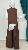 Load image into Gallery viewer, Coordinato Gilet Doppio petto con pantalone Brown

