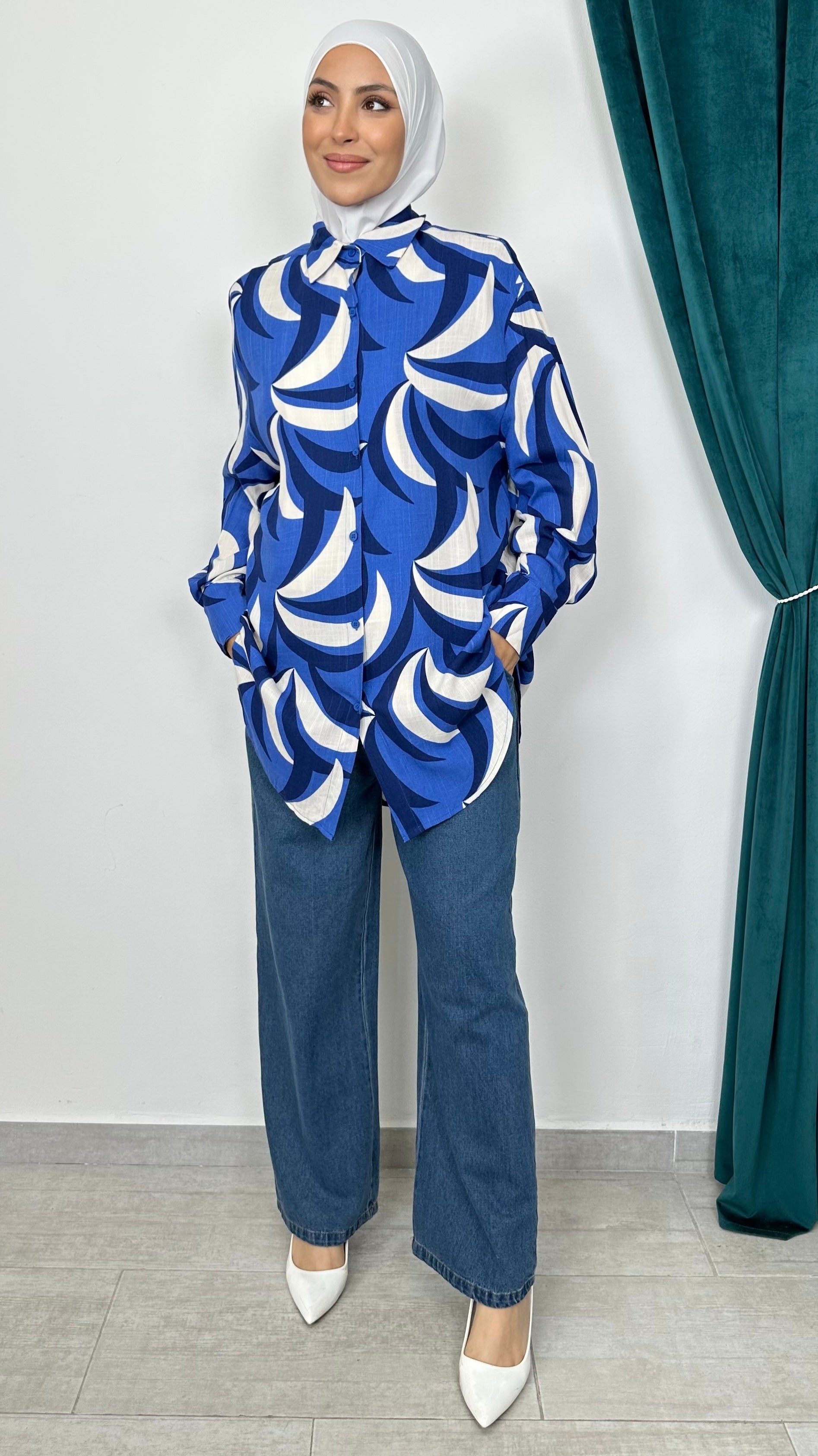 Camicia Selene Blu