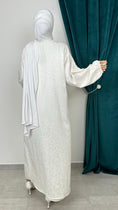Carica l'immagine nel visualizzatore della galleria, Abaya Velvet Bianco - Hijab Paradise 
