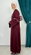 Cargar la imagen en la vista de la galería, Abaya Set Royale – Burgundy - Hijab Paradise 
