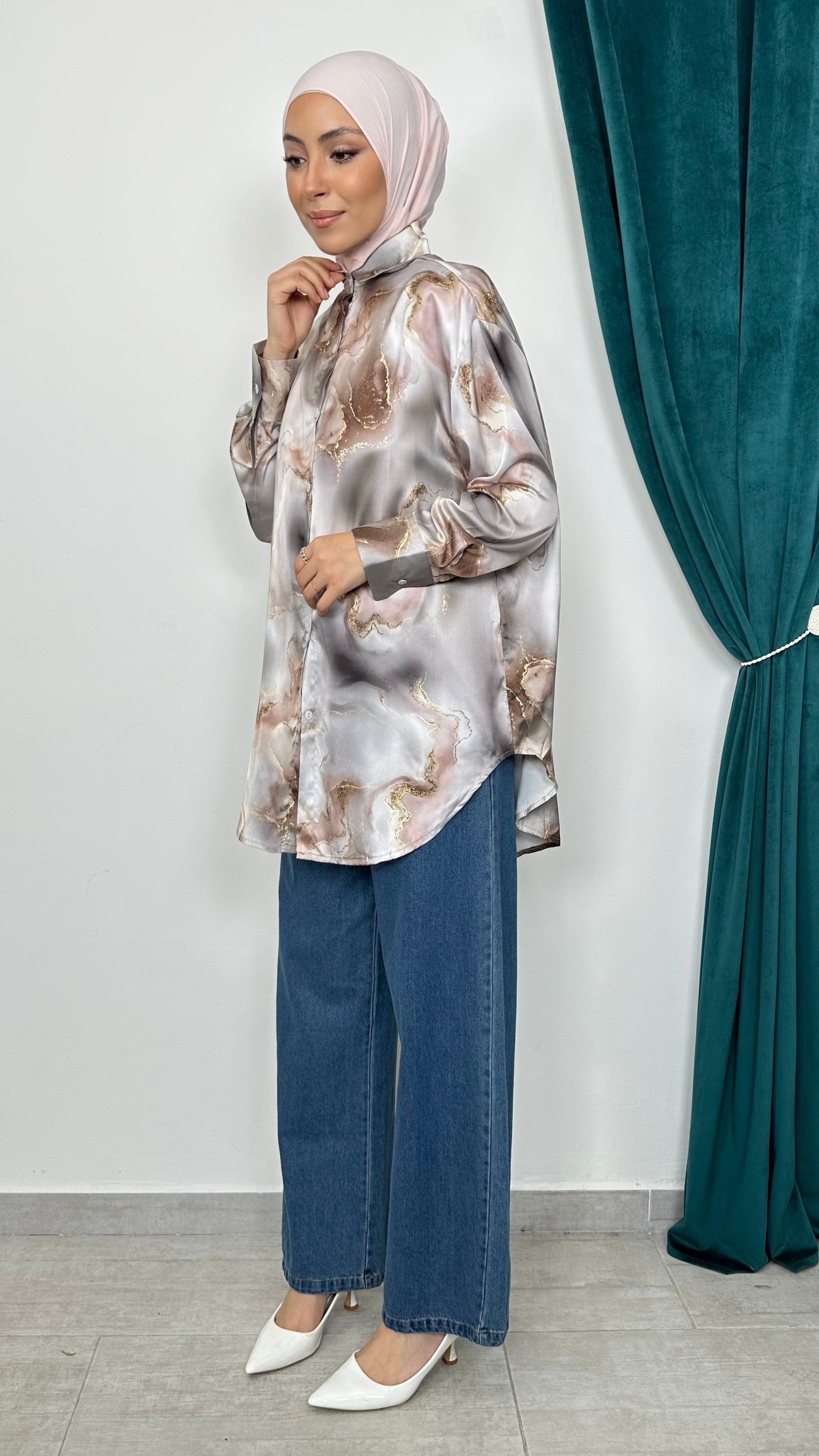 Camicia Aurora Luxe grigio