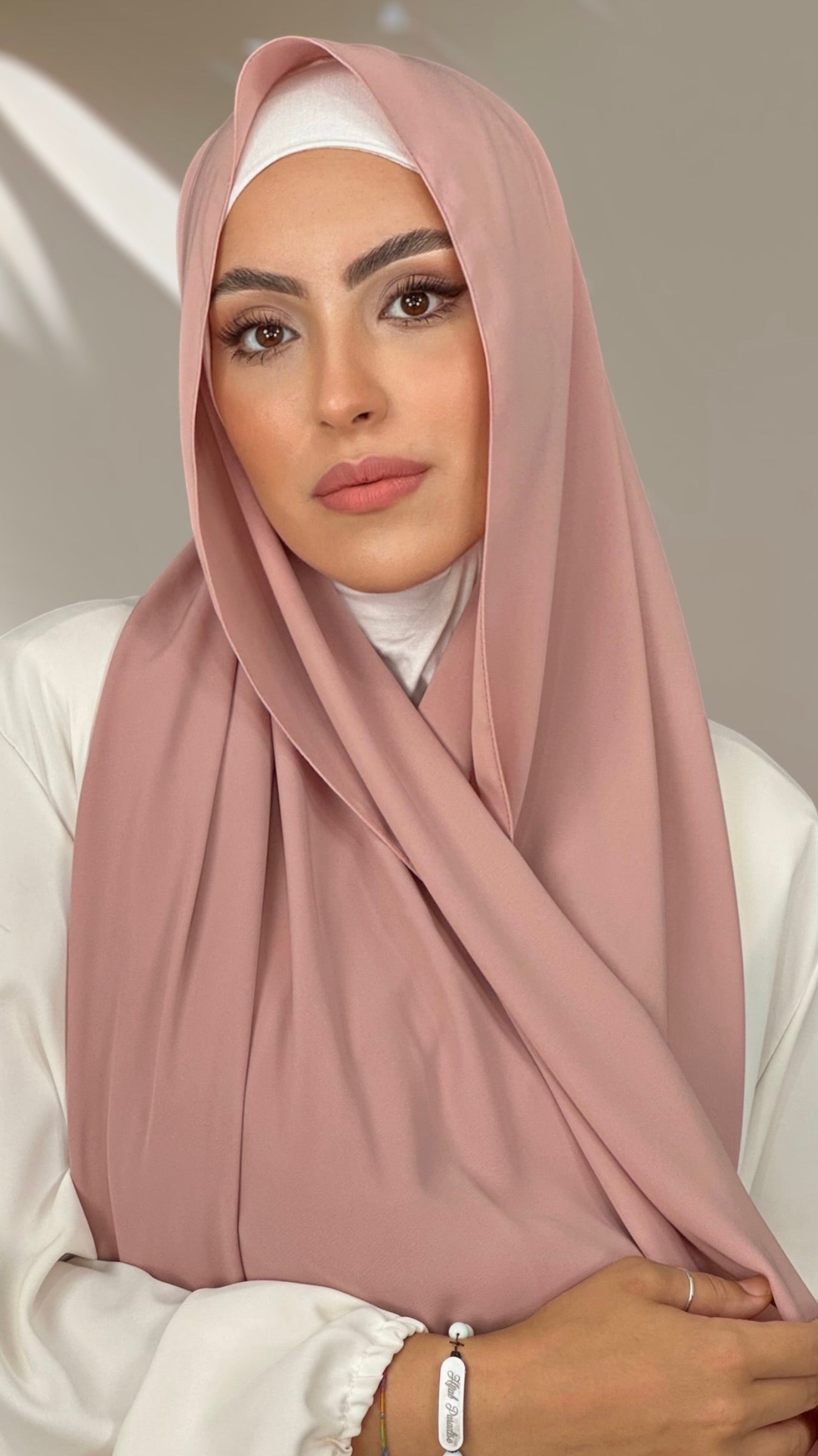 Hijab PREMIUM CHIFFON Pink Nude