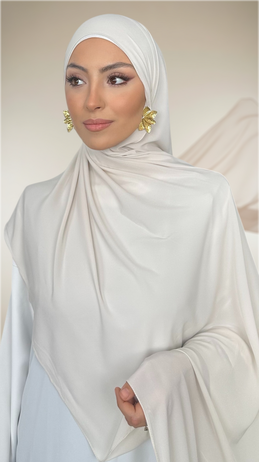 Premium Slim Hijab Almond