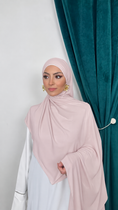 Carica l'immagine nel visualizzatore della galleria, Premium Slim Hijab Cipria Rosata
