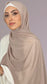 Hijab Chiffon crepe Ghiaia