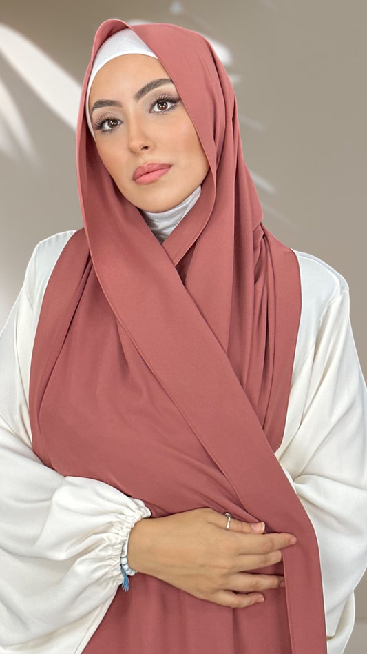 Hijab PREMIUM CHIFFON Rose Toupe