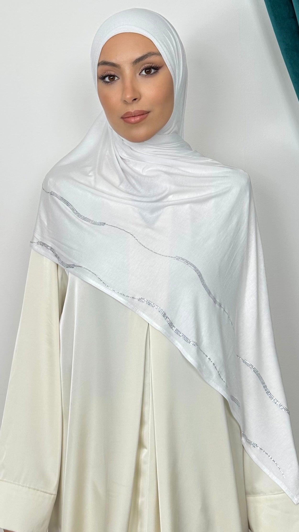 Hijab Jersey Onde di Luce