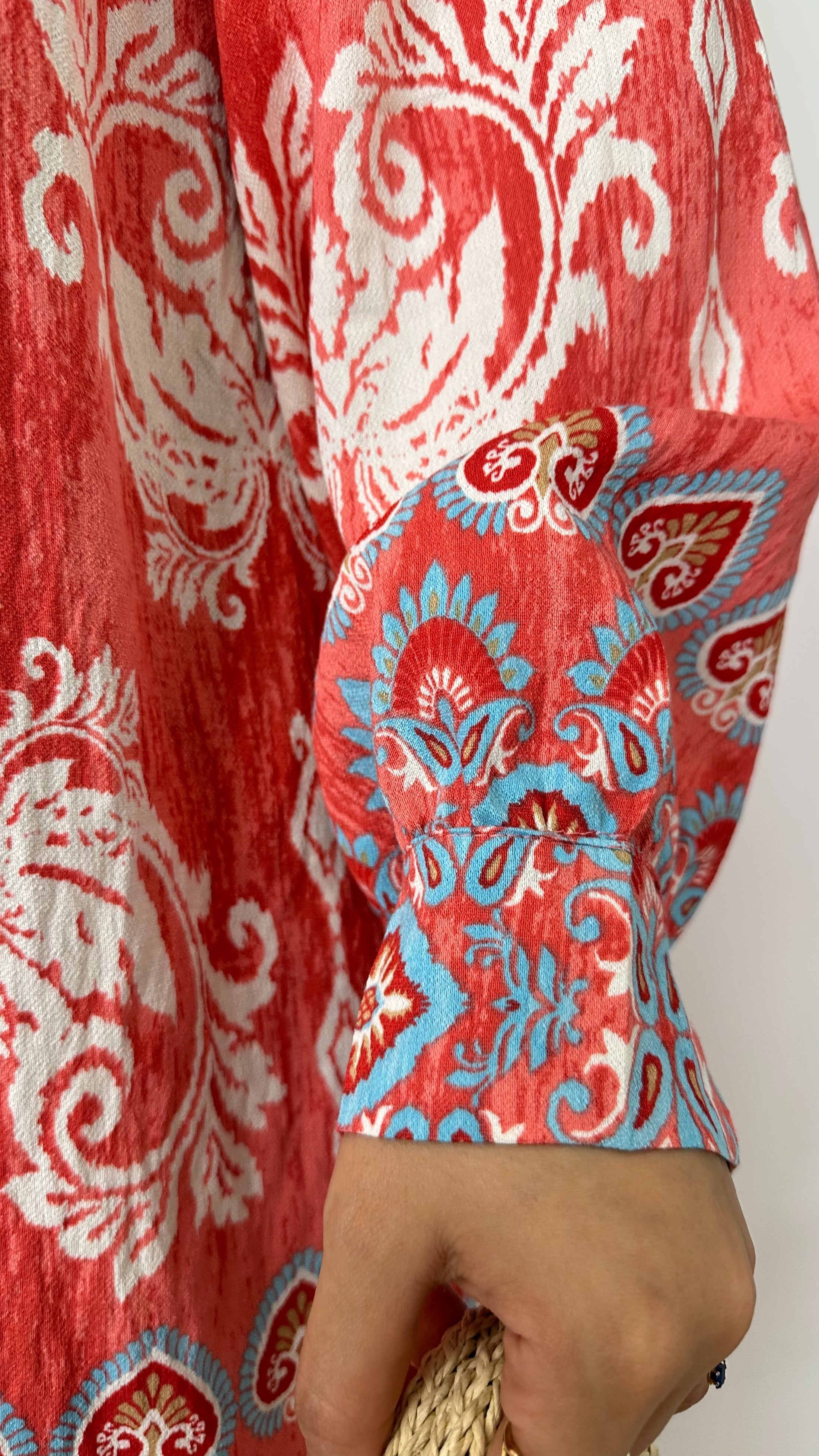 Coordinato Boho Paisley Corallo
