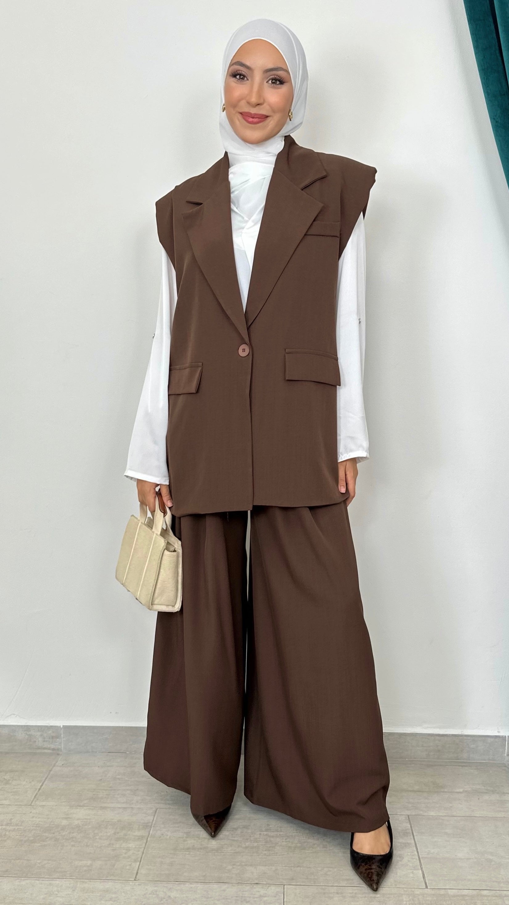 Coordinato Gilet Over con Pantalone