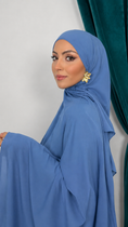 Load image into Gallery viewer, Premium Slim Hijab Blu
