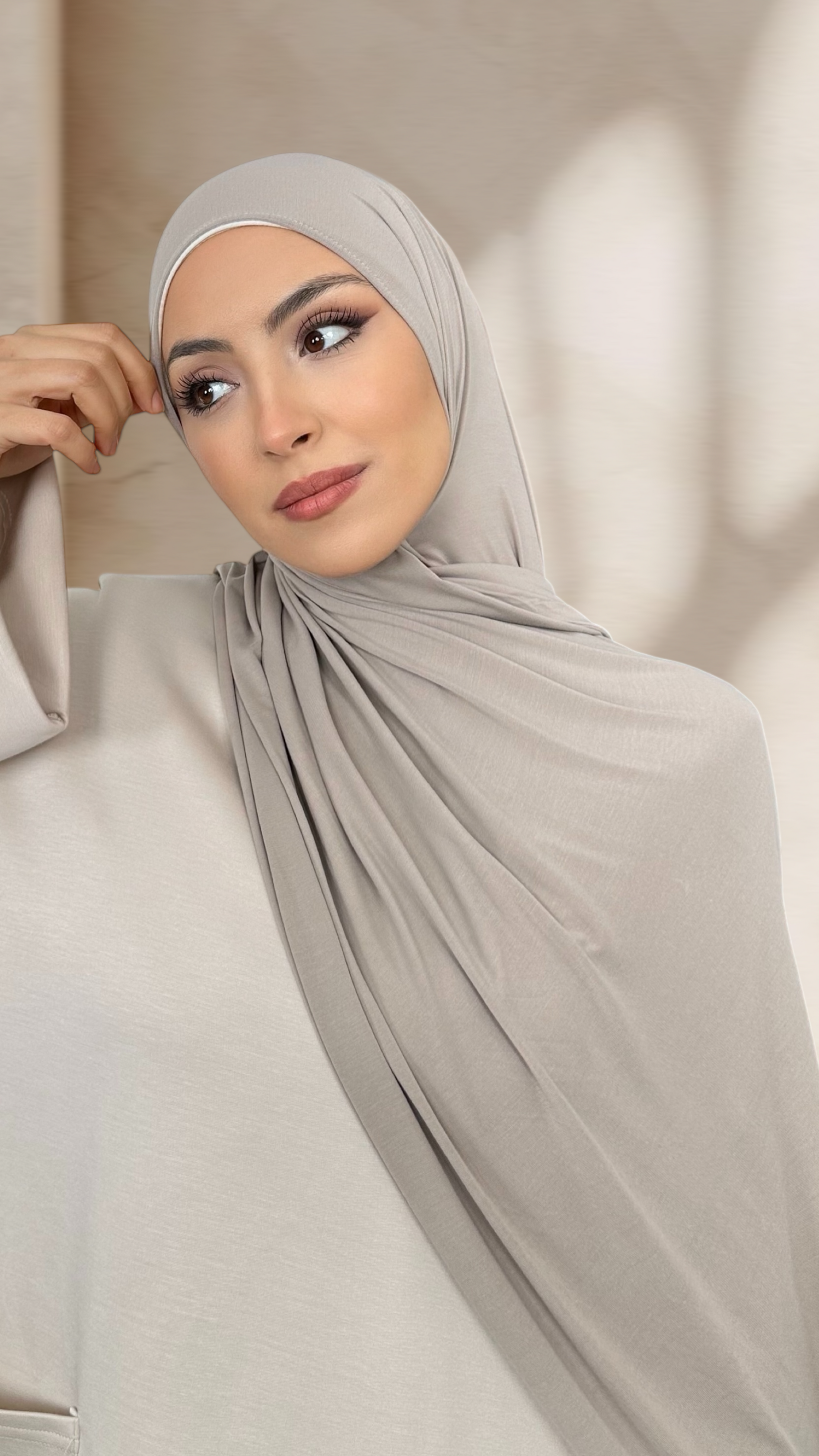 Bamboo Hijab Taupe